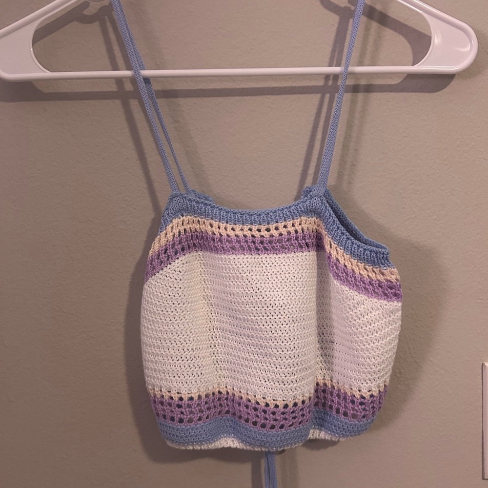 SHEIN Multicolor Crochet Camisole